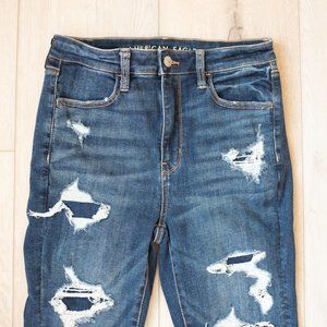 AE Medium Indigo NE(X)T Level Stretch Short Size 6